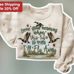 Some Glad Morning When This Life Is Over I'll Fly Away Sweatshirt available at our Los Angeles warehouse