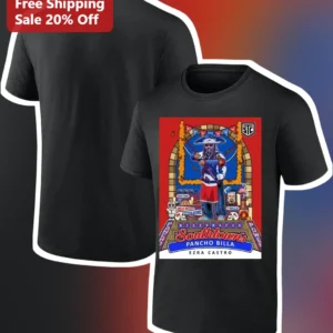 Southtowns Pancho Billa Memorial Graphic Tee Buffalo Bills Fan Gift available at our Los Angeles warehouse