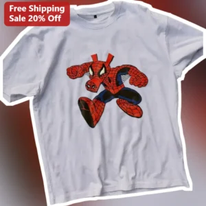 Spider-Man Vintage Comic Book Style Graphic Tee for Adults and Kids available at our Los Angeles warehouse