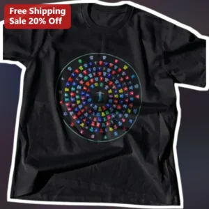 Spiral T-Shirt Pattern Graphic Tee Abstract Geometric Art Design Unisex Cotton Shirt available at our Los Angeles warehouse