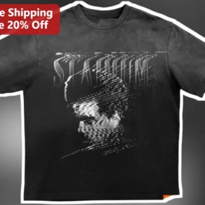 STARDUST Tee Glitch Art Cyberpunk Acid Wash Graphic T-Shirt Unisex Streetwear available at our Los Angeles warehouse