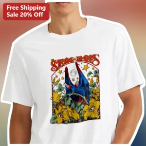 Stealing Embraces Gothic Bat Surreal Floral Graphic Tee Romantic Couple Gift available at our Los Angeles warehouse