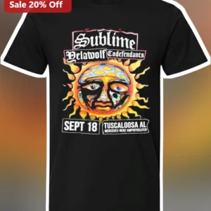 Sublime Delawolf Codefendants Vintage Tour Graphic Tee Ska Punk Band Merch available at our Los Angeles warehouse