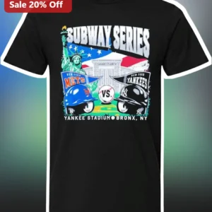 Subway Series New York Mets vs Yankees Yankee Stadium Bronx NY Tee available at our Los Angeles warehouse