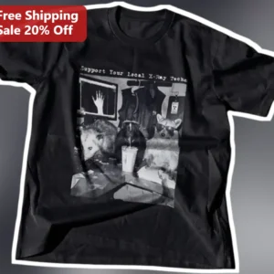 Support Your Local X-Ray Techs Tee Funny Radiologic Technologist Gift for Healthcare Workers available at our Los Angeles warehouse