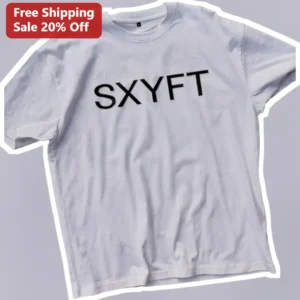 SXYFT Tee Funny Sarcastic Acronym Graphic T-Shirt for Gen Z Unisex Cotton available at our Los Angeles warehouse