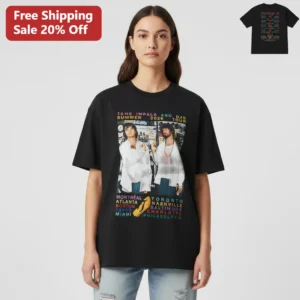 Tame Impala and DJO Summer 2026 Tour Dates Tee Retro Concert Merch Gift for Indie Rock Fans available at our Los Angeles warehouse