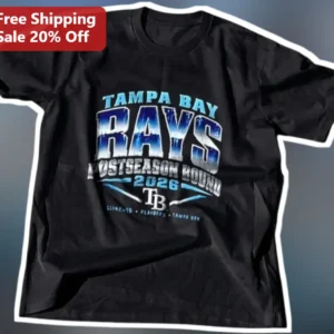 Tampa Bay Rays Postseason Bound 2026 Tee Vintage Distressed Baseball Fan Shirt available at our Los Angeles warehouse