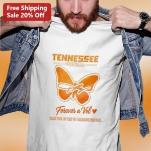 Tennessee Football Forever a Vol Personalized Dolly Parton Signature Graphic Tee available at our Los Angeles warehouse