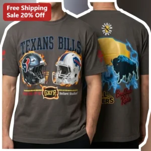 Texans Bills GXFR Reliant Stadium Buffalo Kids Tee NFL Game Day Shirt available at our Los Angeles warehouse