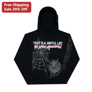 That's An Awful Lot Of New Generation Hoodie Streetwear Spider-Man Quote Graphic Pullover available at our Los Angeles warehouse