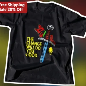 The Change Will Do You Good Grateful Dead Sword Butterfly Vintage Rock Graphic Tee available at our Los Angeles warehouse