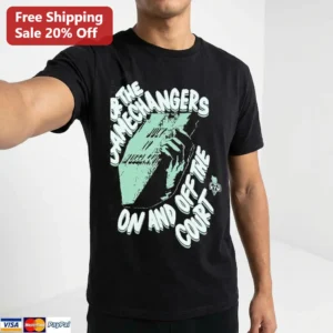 The Gamechangers On and Off the Court Tee Vintage Basketball Sneaker Graphic Streetwear T-Shirt available at our Los Angeles warehouse