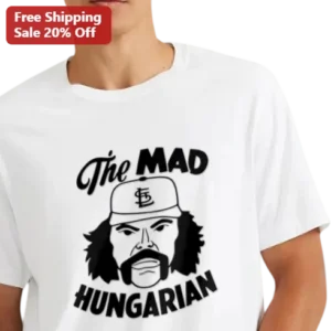 The MAD HUNGARIAN Tee Bela Lugosi Vintage Horror Movie Graphic Shirt available at our Los Angeles warehouse