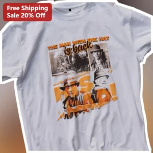 The Man With The Hat Tee His Head Vintage Western Graphic Shirt available at our Los Angeles warehouse
