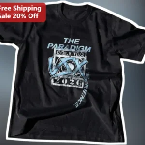 The Paradigm Experience Tee Vintage Grunge Logo Shirt For Fans available at our Los Angeles warehouse