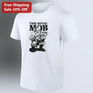 The Rival Mob Tee Hardcore Punk Band Barbarian Graphic Shirt Vintage Music Merch Gift for Men Women available at our Los Angeles warehouse