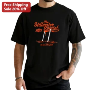 The Stillwater Special See You At The Pond OSU Cowboys Vintage Football Tee available at our Los Angeles warehouse