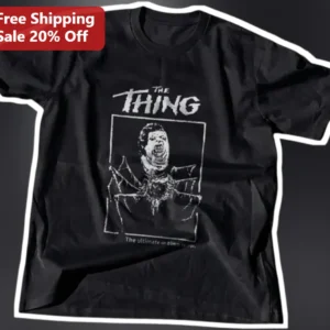 The Thing 1982 John Carpenter Alien Horror Graphic Tee available at our Los Angeles warehouse