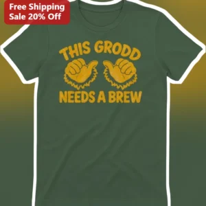 This Grodd Needs a Brew Gorilla Grodd DCU Graphic Tee available at our Los Angeles warehouse
