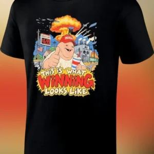This Is What Winning Looks Like Tee Political Satire MAGA Graphic Shirt for Conservative Voters available at our Los Angeles warehouse