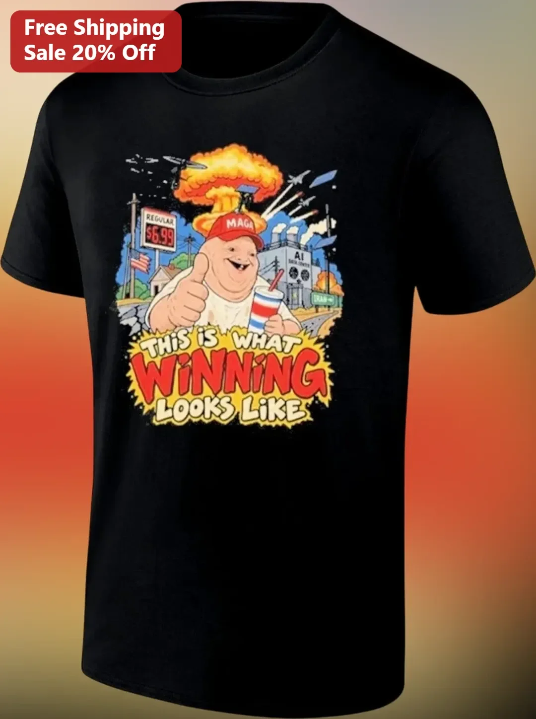 This Is What Winning Looks Like Tee Political Satire MAGA Gr — Los Angeles This Is What Winning Looks Like Tee Political Satire MAGA Graphic Shirt for Conservative Voters available at our Los Angeles warehouse