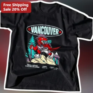 Toronto Raptors vs LA Clippers Vancouver Canada Games '26 Tee available at our Los Angeles warehouse