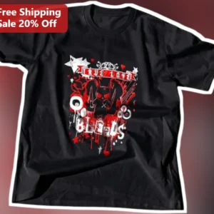 True Love Bleeds Horror Graphic Tee Gothic Knife Bunny Silhouette Shirt available at our Los Angeles warehouse