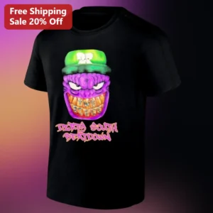 Two Piece Dirty South Beatdown Tee, Hip Hop Monster Character Graphic Tee, Streetwear Fans Gift available at our Los Angeles warehouse