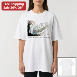 United We Stand Divided We Fall Human Rights Tee Social Justice Activist Gift available at our Los Angeles warehouse