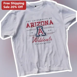 University of Arizona Wildcats Tucson AZ Vintage Collegiate Graphic Tee available at our Los Angeles warehouse