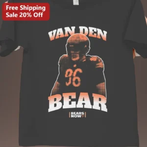 VAN DEN BEAR Khalil Mack Vintage Football Graphic Tee for Men available at our Los Angeles warehouse
