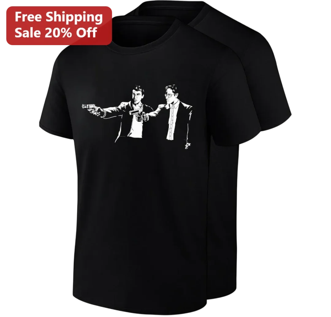 Vincent Vega and Jules Winnfield Tee Pulp Fiction Iconic Duo — Los Angeles Vincent Vega and Jules Winnfield Tee Pulp Fiction Iconic Duo Cult Classic Crime Movie Gift for Fans available at our Los Angeles warehouse