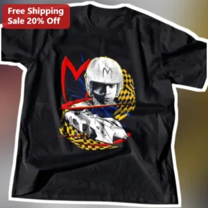 Vintage Race Car Driver Graphic Tee Retro Motorsport Shirt for Men Women available at our Los Angeles warehouse