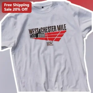 West Chester Mile Tee 2026 Running Shirt West Chester PA Athletic Event Merch available at our Los Angeles warehouse