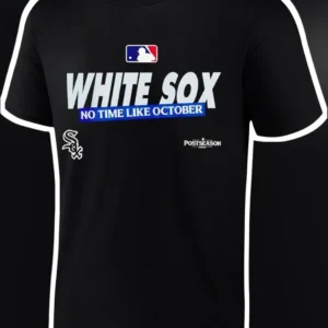 White Sox No Time Like October Tee Chicago Baseball Fan Apparel available at our Los Angeles warehouse