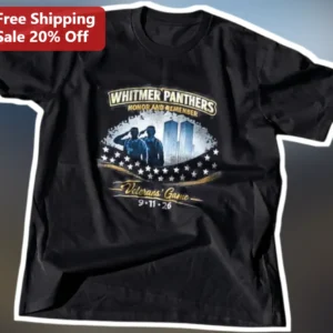Whitmer Panthers Honor and Remember Veterans Game Tee available at our Los Angeles warehouse