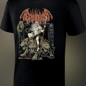Whore of Babylon Tee Dark Occult Heavy Metal Apocalyptic Art Graphic T-Shirt available at our Los Angeles warehouse