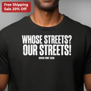 Whose Streets? Our Streets! Protest Graphic Tee Activism Apparel Social Justice Shirt available at our Los Angeles warehouse