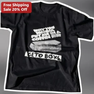 Why You Wanna Put Me In A Coffin Sir Geto Boys Graphic Tee Funny Hip Hop Rap Quote Shirt available at our Los Angeles warehouse