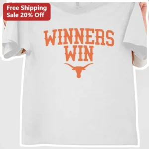 Winners Win Motivational Graphic Tee for Men Women Sports Fans available at our Los Angeles warehouse