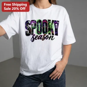 Spooky season Tee Tee available at our Los Angeles warehouse