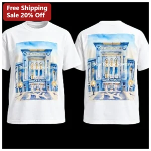 Yankee Stadium Watercolor Art Tee New York Baseball Fan Gift available at our Los Angeles warehouse