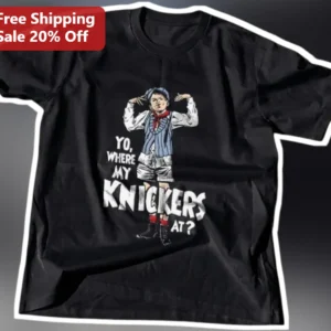 Yo Where My Knickers At? Vintage Cartoon Boy Graphic Tee available at our Los Angeles warehouse