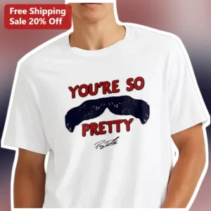 You're So Pretty Will Ferrell Anchorman Ron Burgundy Graphic Tee available at our Los Angeles warehouse