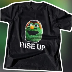 Rise Up Oscar The Grouch Watermelon Graphic Tee available at our Los Angeles warehouse