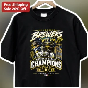 Milwaukee Brewers National League Champions Tee Vintage Baseball Fan Gift available at our Los Angeles warehouse