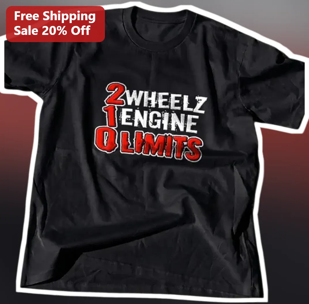 2 Wheelz 1 Engine 0 Limits Motorcycle Biker Tee Unisex Grung — Los Angeles 2 Wheelz 1 Engine 0 Limits Motorcycle Biker Tee Unisex Grunge Distressed Shirt Gift for Riders available at our Los Angeles warehouse