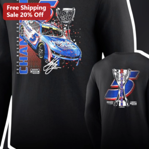 2025 NASCAR Cup Series Champion Chase Elliott Long Sleeve Tee available at our Los Angeles warehouse