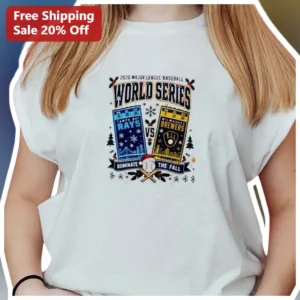 2026 Major League Baseball World Series Tee Rays...
